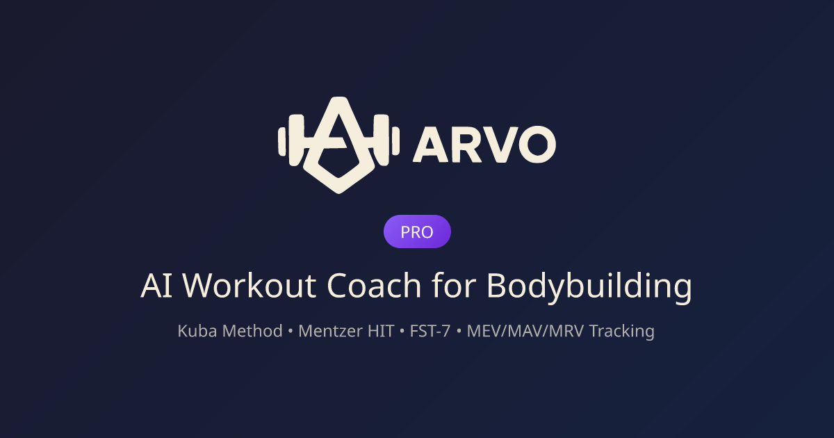 Photo inspiration: Body Building AI Coach Reference: Arvo Pro AI Workout Coach For Bodybuilding
